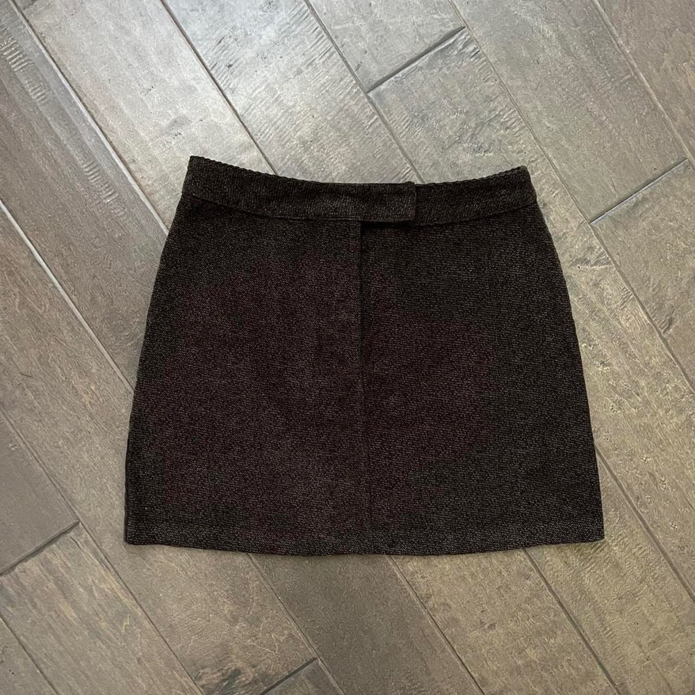 90s Y2k Vintage Express Brown Mini Skirt - image 6